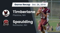 Recap: Timberlane  vs. Spaulding  2018