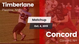 Matchup: Timberlane vs. Concord  2019