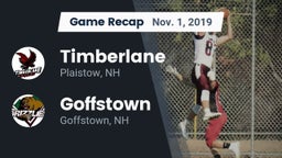 Recap: Timberlane  vs. Goffstown  2019