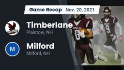 Recap: Timberlane  vs. Milford  2021