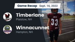 Recap: Timberlane  vs. Winnacunnet  2022