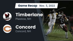 Recap: Timberlane  vs. Concord  2022
