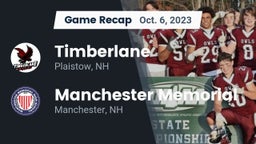 Recap: Timberlane  vs. Manchester Memorial  2023