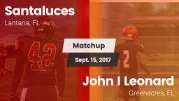 Matchup: Santaluces vs. John I Leonard  2017