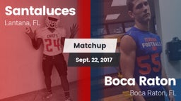 Matchup: Santaluces vs. Boca Raton  2017