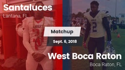 Matchup: Santaluces vs. West Boca Raton  2018