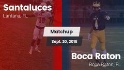 Matchup: Santaluces vs. Boca Raton  2018