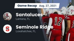 Recap: Santaluces  vs. Seminole Ridge  2021
