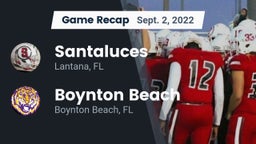 Recap: Santaluces  vs. Boynton Beach  2022