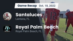 Recap: Santaluces  vs. Royal Palm Beach  2022