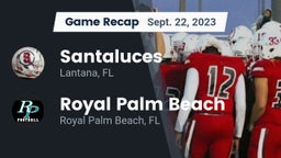 Recap: Santaluces  vs. Royal Palm Beach  2023