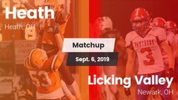 Matchup: Heath vs. Licking Valley  2019