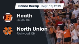 Recap: Heath  vs. North Union  2019