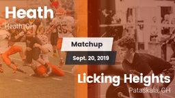 Matchup: Heath vs. Licking Heights  2019