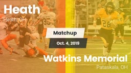Matchup: Heath vs. Watkins Memorial  2019