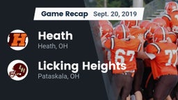 Recap: Heath  vs. Licking Heights  2019
