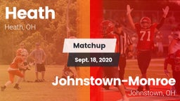 Matchup: Heath vs. Johnstown-Monroe  2020