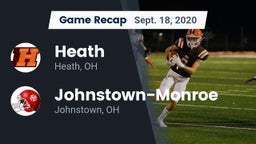 Recap: Heath  vs. Johnstown-Monroe  2020