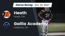Recap: Heath  vs. Gallia Academy 2021