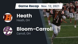Recap: Heath  vs. Bloom-Carroll  2021