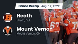 Recap: Heath  vs. Mount Vernon  2022