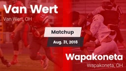 Matchup: Van Wert vs. Wapakoneta  2018