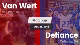 Matchup: Van Wert vs. Defiance  2018