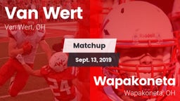 Matchup: Van Wert vs. Wapakoneta  2019