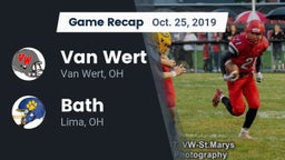 Recap: Van Wert  vs. Bath  2019