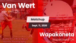 Matchup: Van Wert vs. Wapakoneta  2020