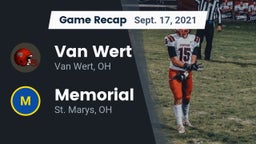 Recap: Van Wert  vs. Memorial  2021