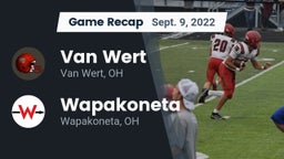 Recap: Van Wert  vs. Wapakoneta  2022
