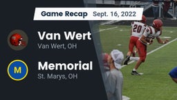 Recap: Van Wert  vs. Memorial  2022