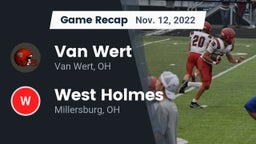 Recap: Van Wert  vs. West Holmes  2022