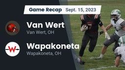 Recap: Van Wert  vs. Wapakoneta  2023