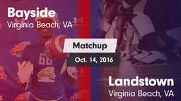 Matchup: Bayside vs. Landstown  2016