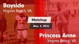 Matchup: Bayside vs. Princess Anne  2016