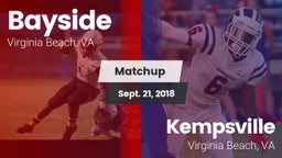 Matchup: Bayside vs. Kempsville  2018