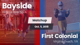 Matchup: Bayside vs. First Colonial  2018
