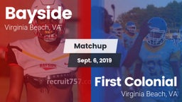 Matchup: Bayside vs. First Colonial  2019