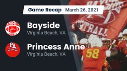 Recap: Bayside  vs. Princess Anne  2021