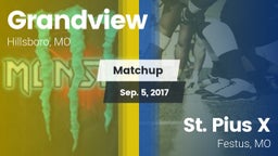 Matchup: Grandview vs. St. Pius X  2017