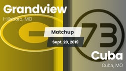 Matchup: Grandview vs. Cuba  2019