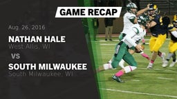 Recap: Nathan Hale  vs. South Milwaukee  2016