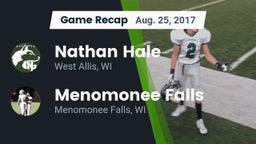 Recap: Nathan Hale  vs. Menomonee Falls  2017