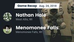 Recap: Nathan Hale  vs. Menomonee Falls  2018