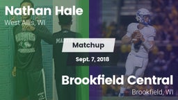 Matchup: Nathan Hale vs. Brookfield Central  2018