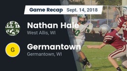 Recap: Nathan Hale  vs. Germantown  2018