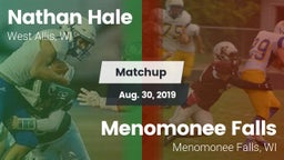 Matchup: Nathan Hale vs. Menomonee Falls  2019