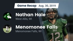 Recap: Nathan Hale  vs. Menomonee Falls  2019
